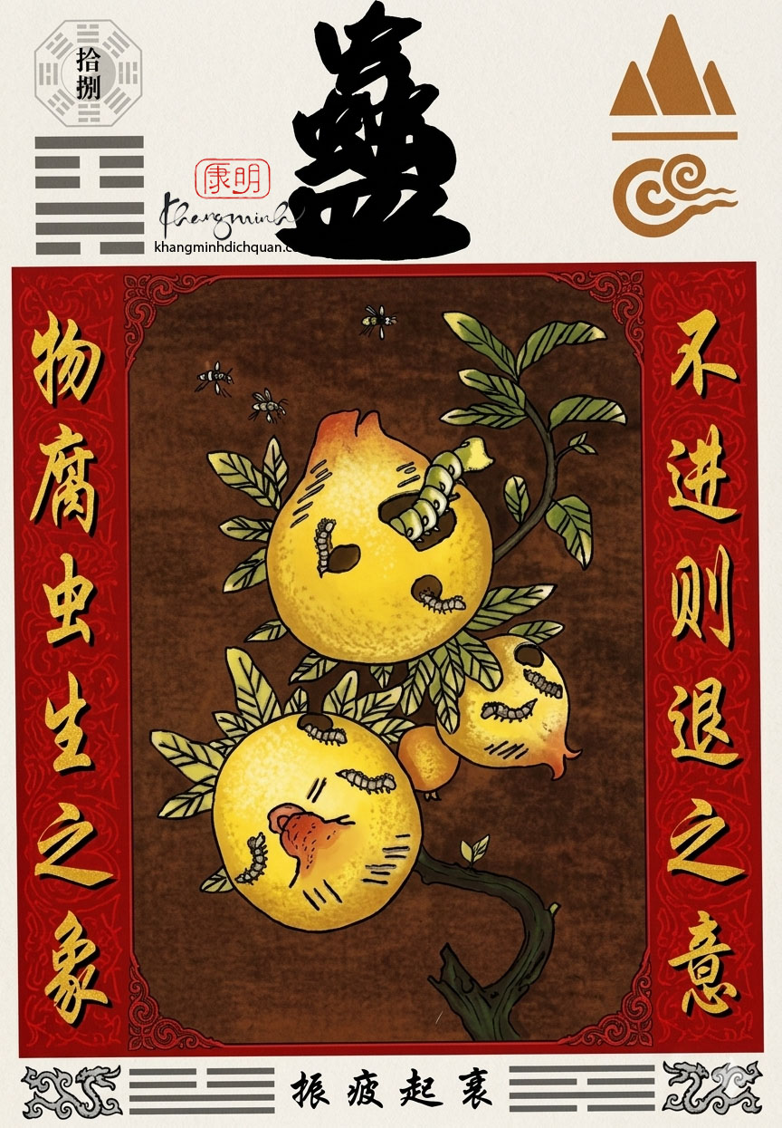 Ý Nghĩa 64 Quẻ Kinh Dịch: Quẻ Số 18 – Sơn Phong Cổ
